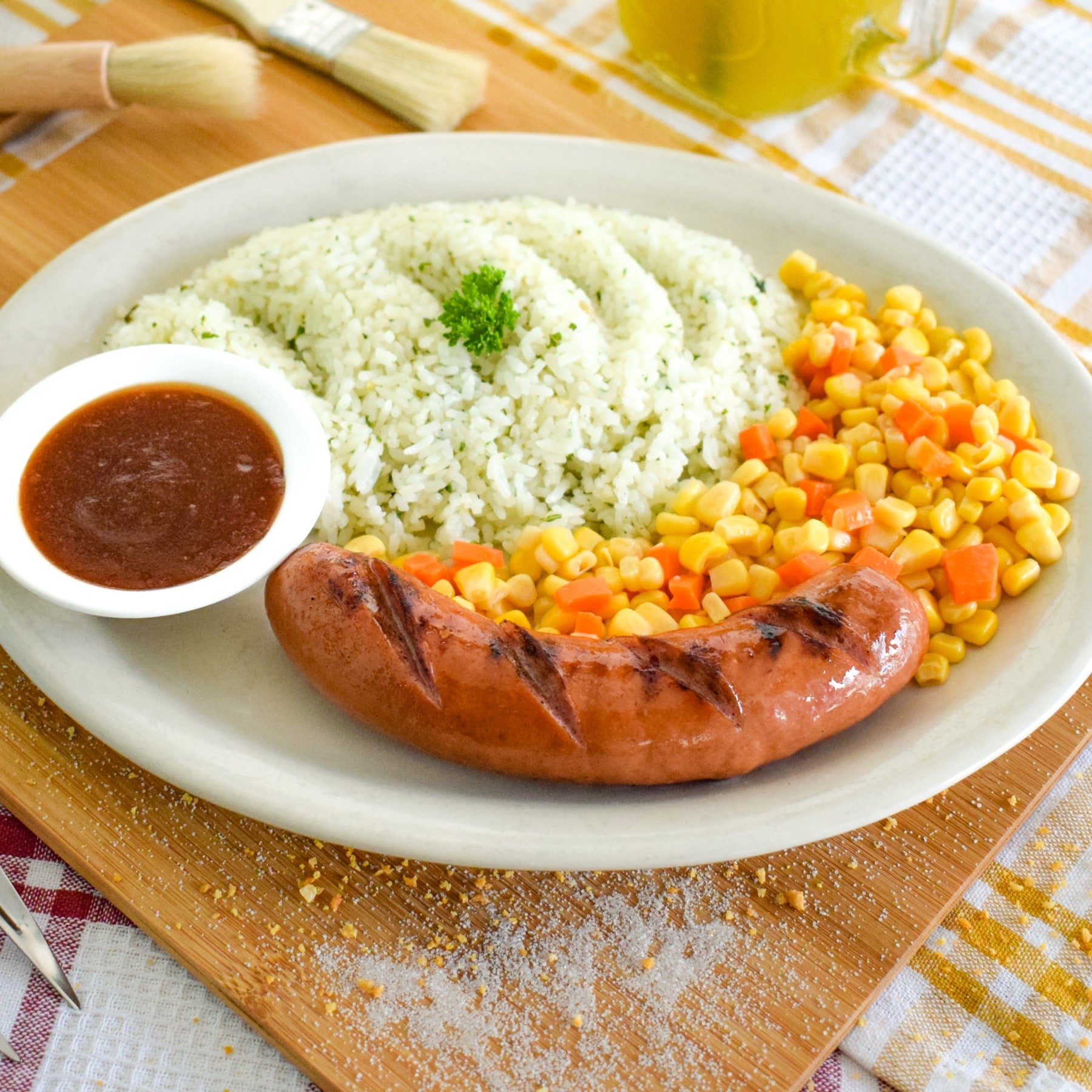 Grilled Bavarian Sausage