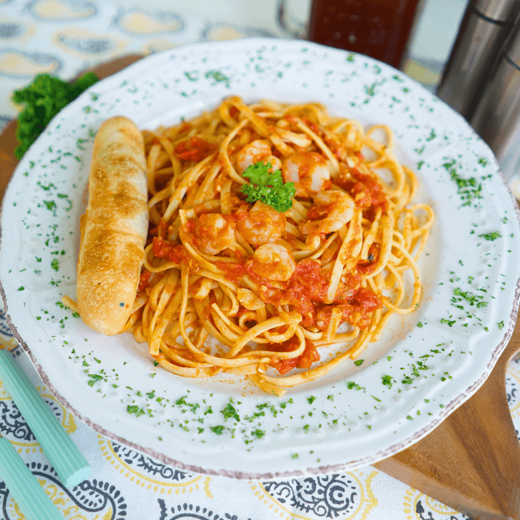 Tomato Basil Shrimp